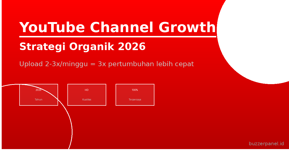 strategi youtube subscribers organik 2026 indonesia