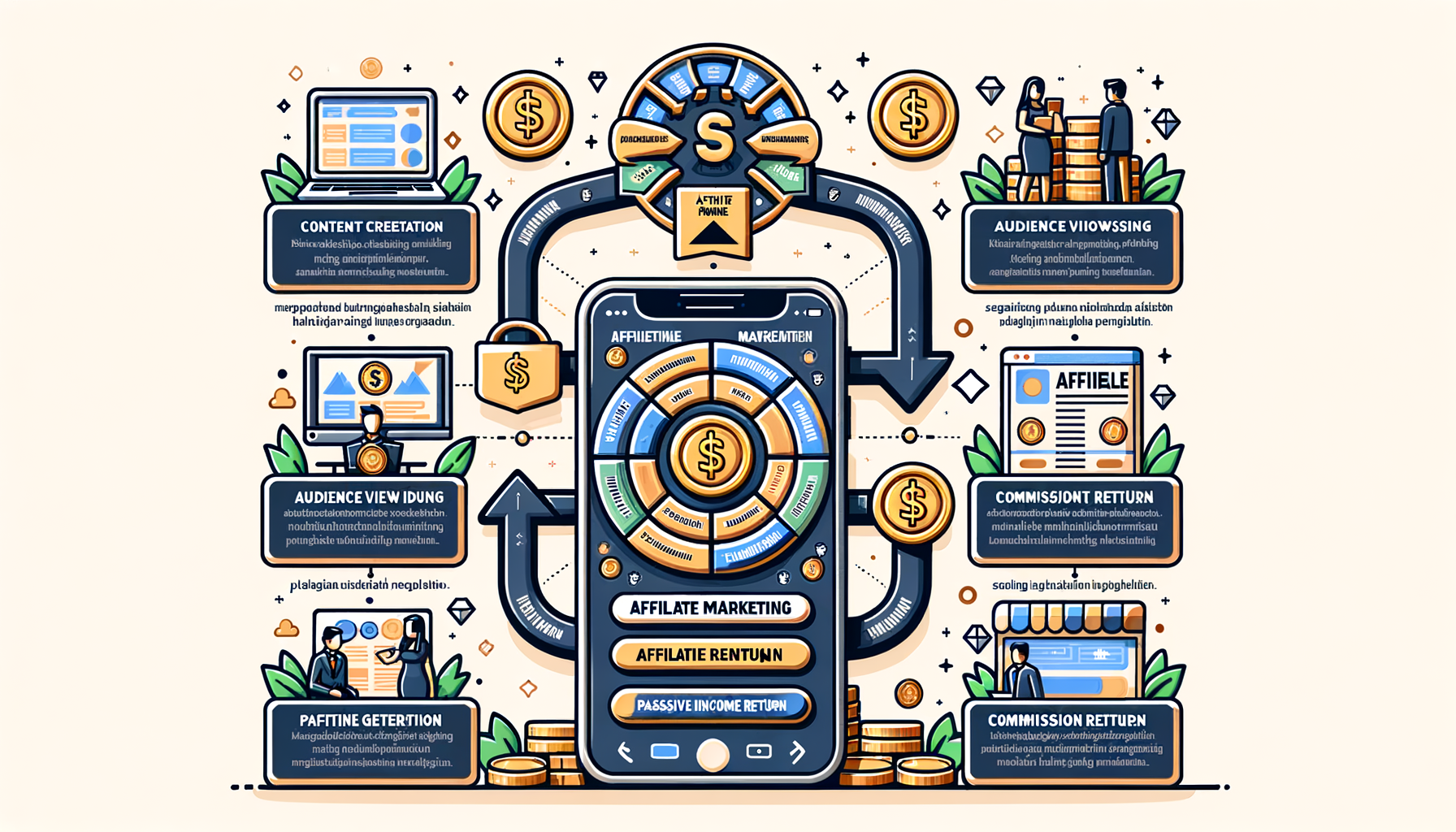 Cara kerja affiliate marketing dan komisi terbaik