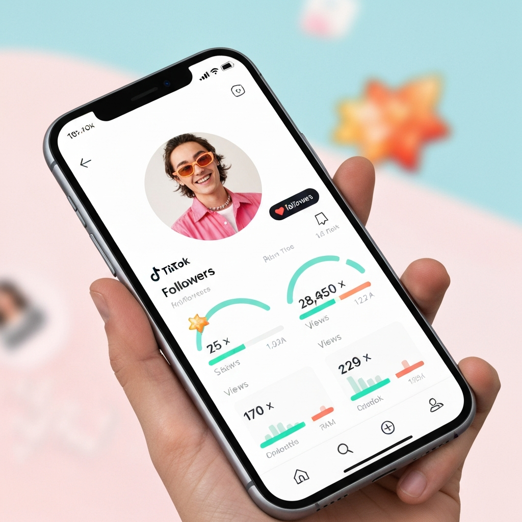 Orang melihat tren TikTok di ponsel