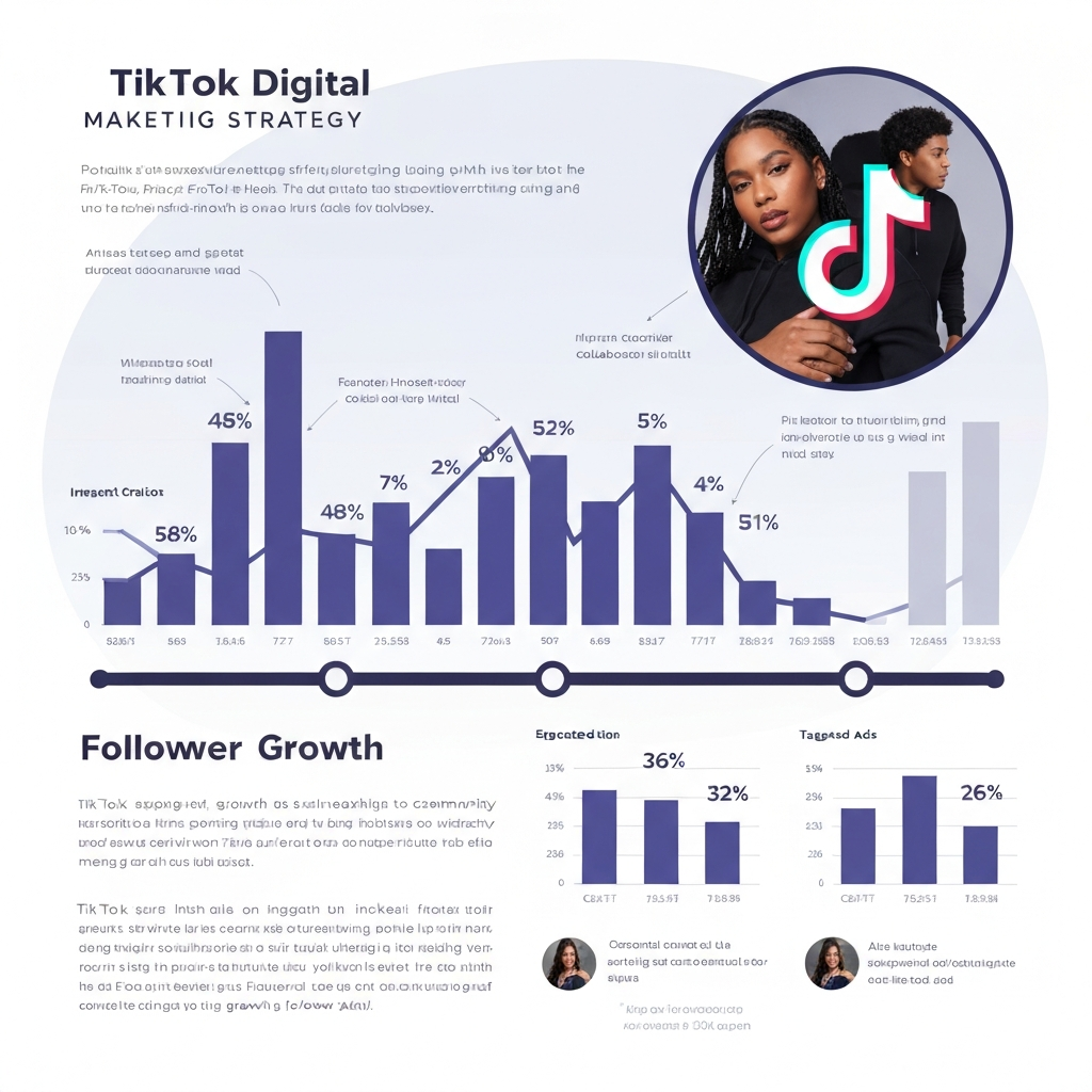 Meledakkan Followers Tiktok - Seseorang sedang merencanakan strategi konten di laptop