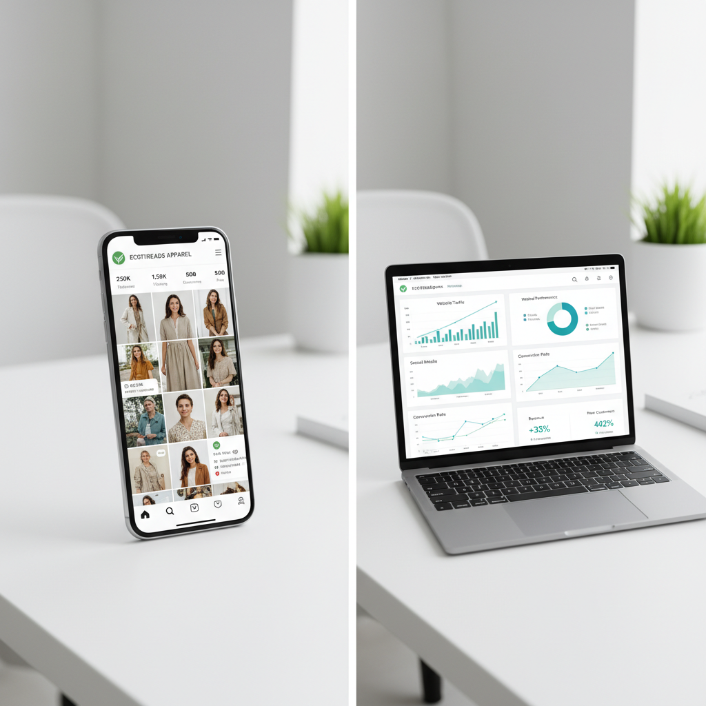 Instagram Business Profile dengan Engagement Tinggi
