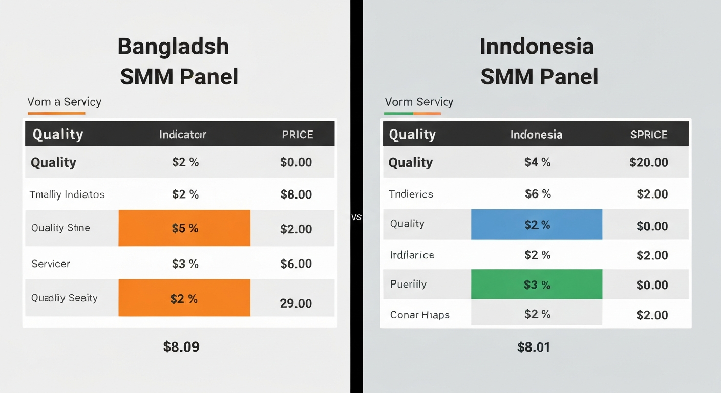 SMM Panel BD vs Indonesia: Perbandingan Harga, Kualitas & Mana yang Lebih Worth It? - BuzzerPanel.id