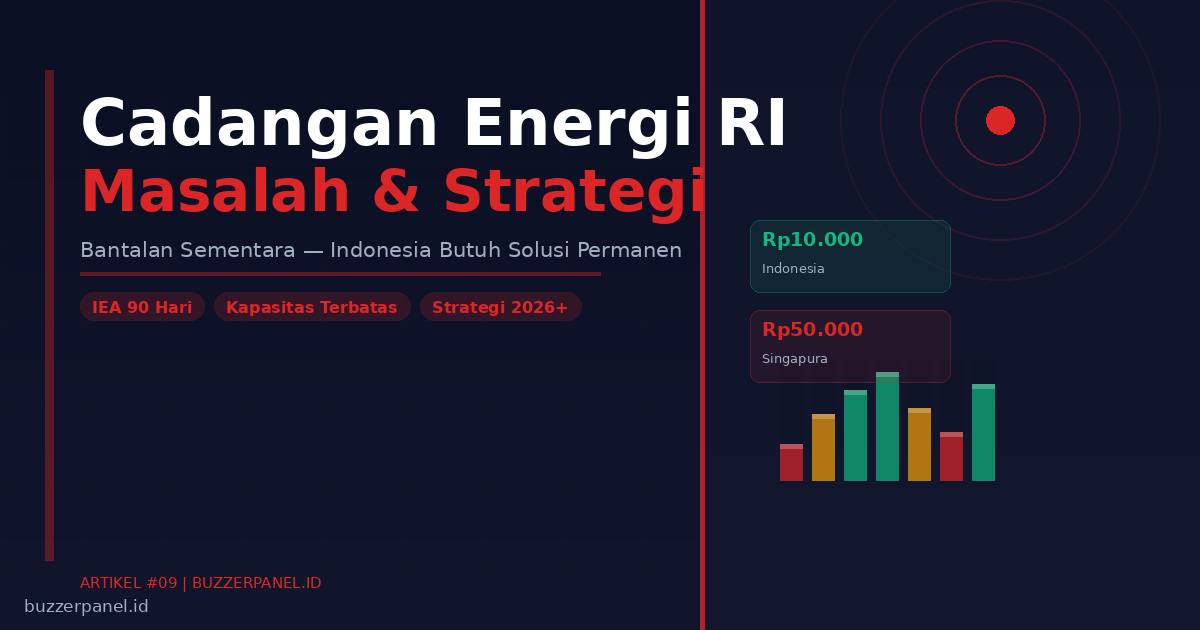 Cadangan Energi Indonesia: Masalah, Risiko & Strategi Perbesar Ketahanan Nasional
