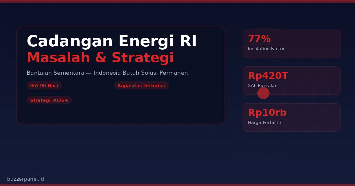 Strategi ekspansi cadangan minyak strategis Indonesia dan diversifikasi energi terbarukan 2026