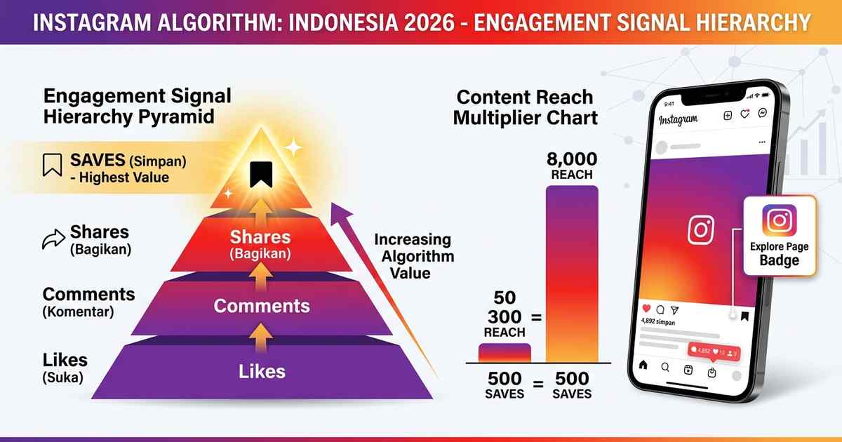 Beli Saves Instagram Indonesia 2026: Cara Ampuh Boost Algoritma & Jangkauan Konten