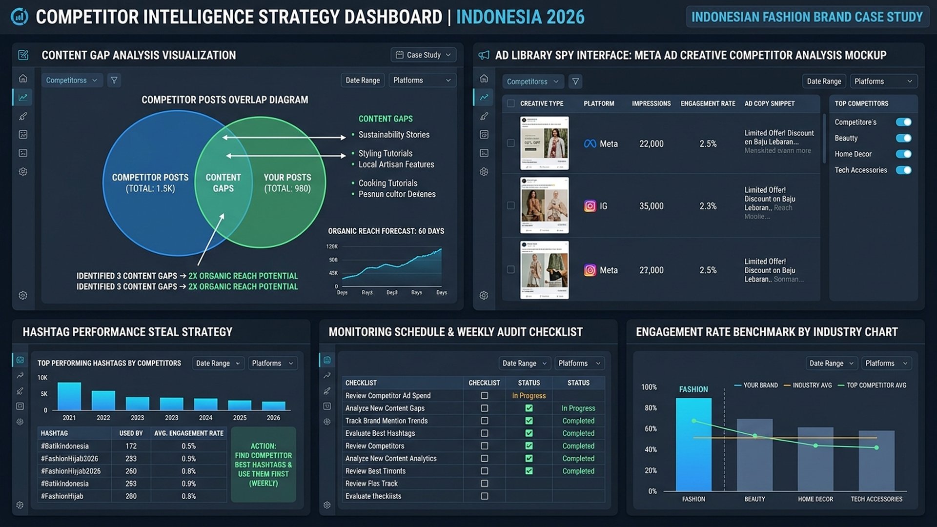 tools analisis kompetitor media sosial terbaik Indonesia 2026 gratis dan berbayar