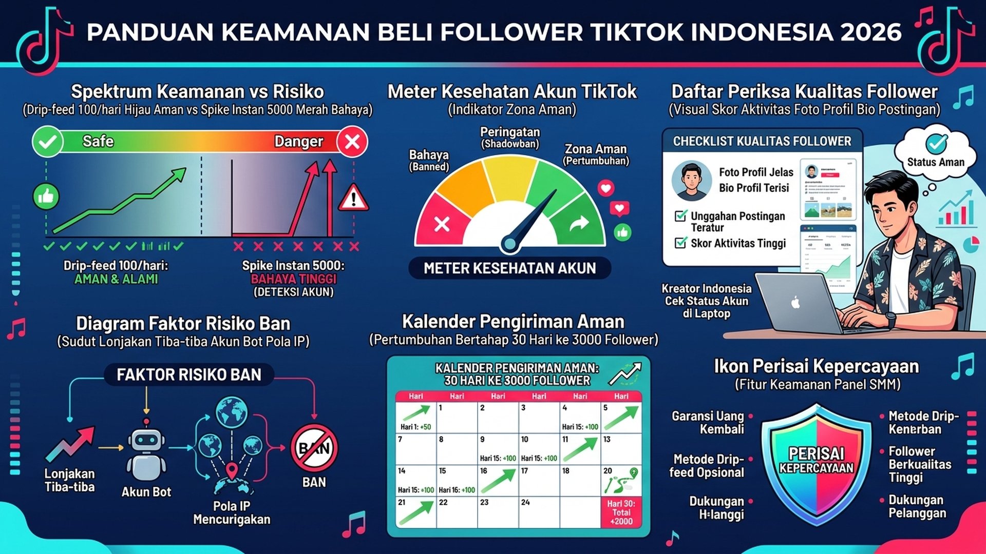 Cara Beli Followers TikTok yang Aman dan Tidak Kena Banned 2026