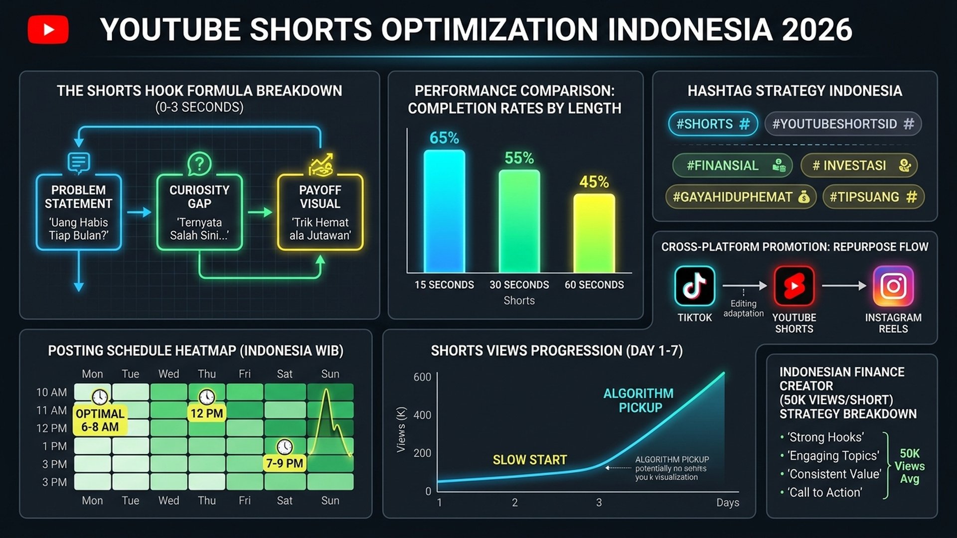 tips dan strategi lanjutan youtube shorts viral kreator indonesia 2026