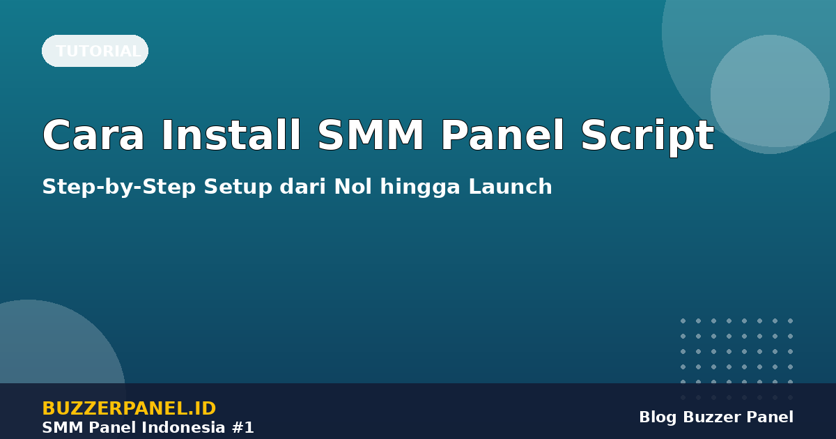 Langkah install template SMM panel