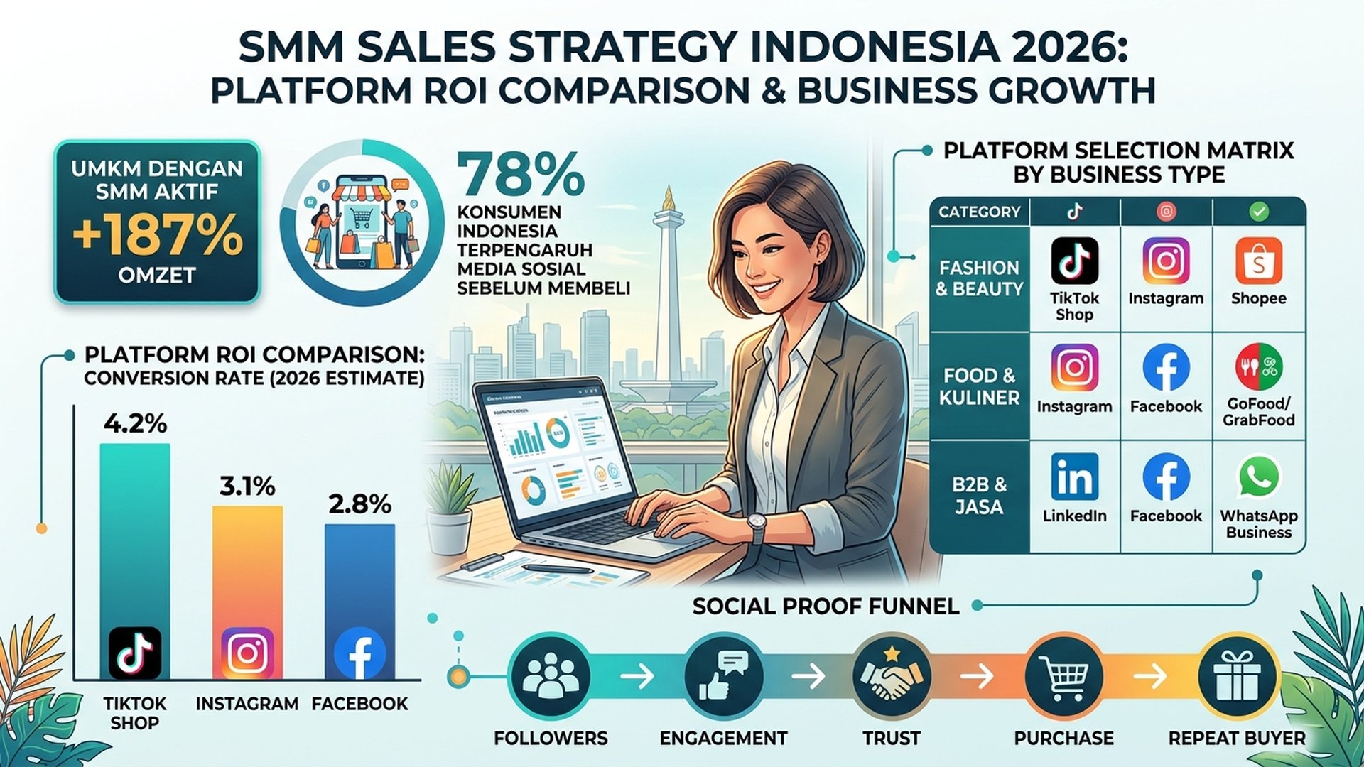 Cara Meningkatkan Penjualan dengan SMM Indonesia 2026: Panduan Strategi Lengkap