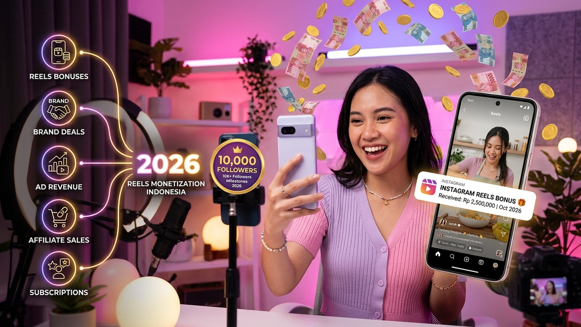 Cara Monetisasi Instagram Reels 2026