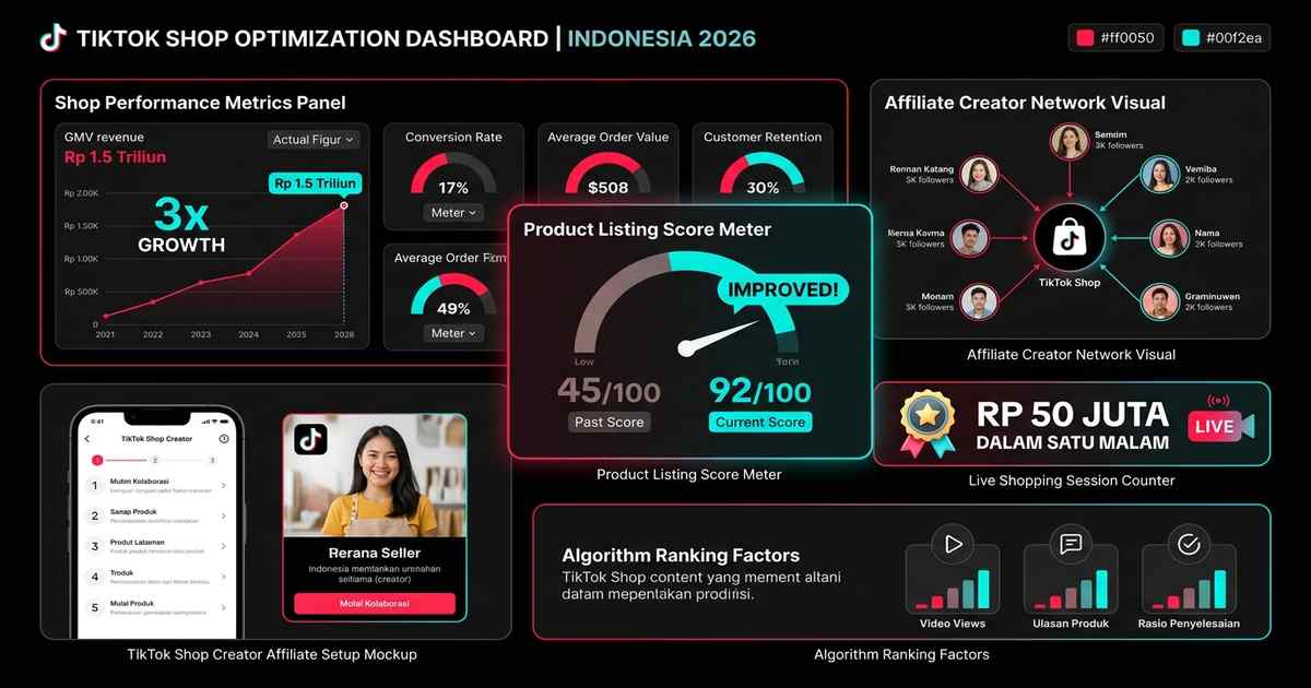 Cara Optimasi TikTok Shop Indonesia 2026: Strategi Lengkap Tingkatkan Penjualan