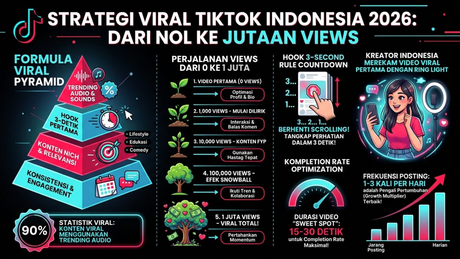 Cara Viral Di TikTok Dari Nol 2026 Strategi Terbukti Untuk Kreator Pemula cara-viral-di-tiktok-dari-nol-2026-strategi-terbukti-untuk-kreator-pemula