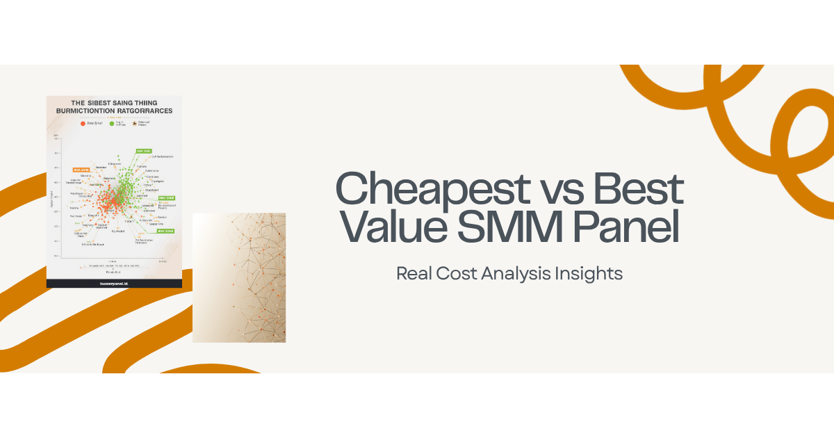Cheapest vs best value SMM panel chart