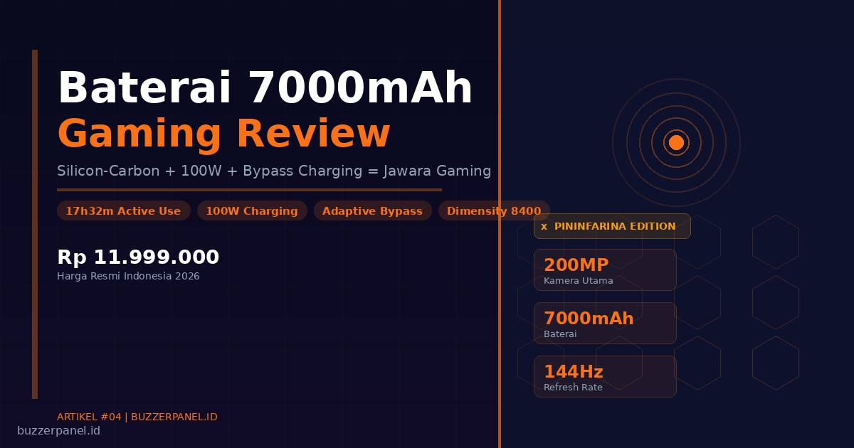 Baterai 7000mAh Infinix Note 60 Ultra: Jawara Gaming atau Sekadar Angka?
