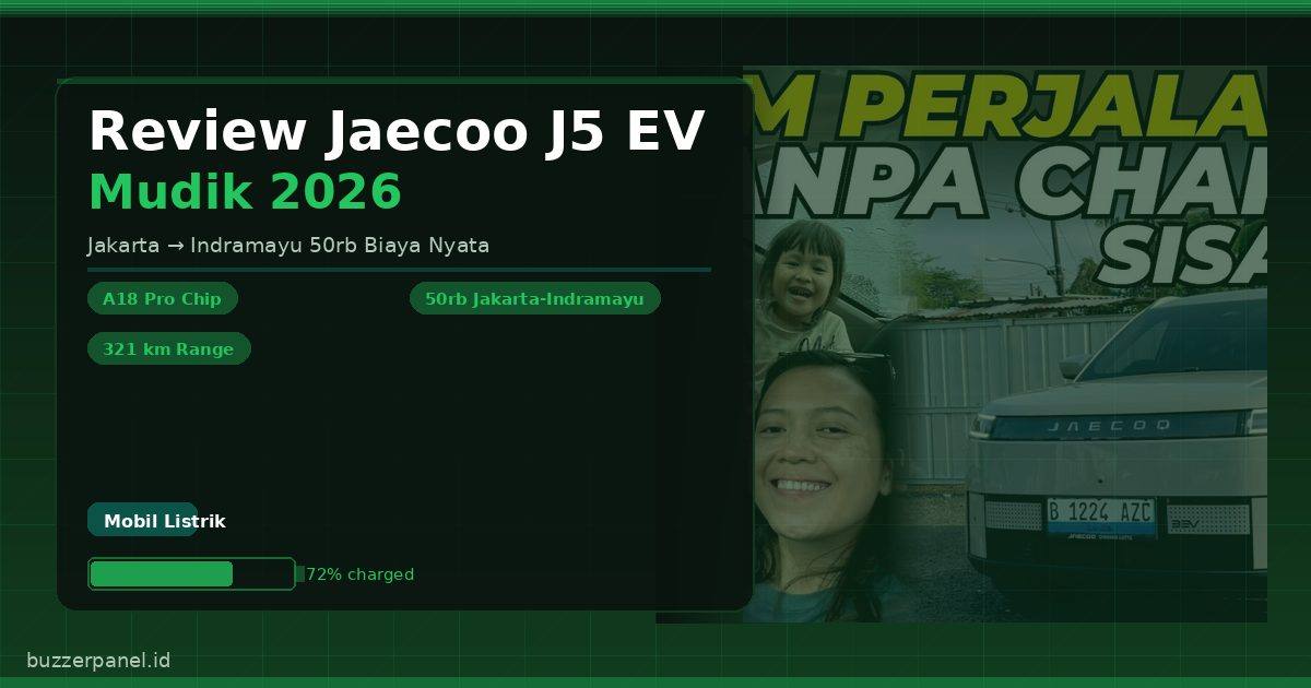 Baterai Jaecoo J5 EV checkpoint mudik