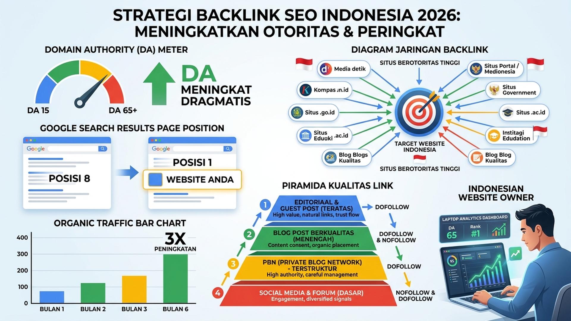 Jasa Backlink SEO Indonesia 2026: Strategi Off-Page Terbaik untuk Naik Halaman 1 Google
