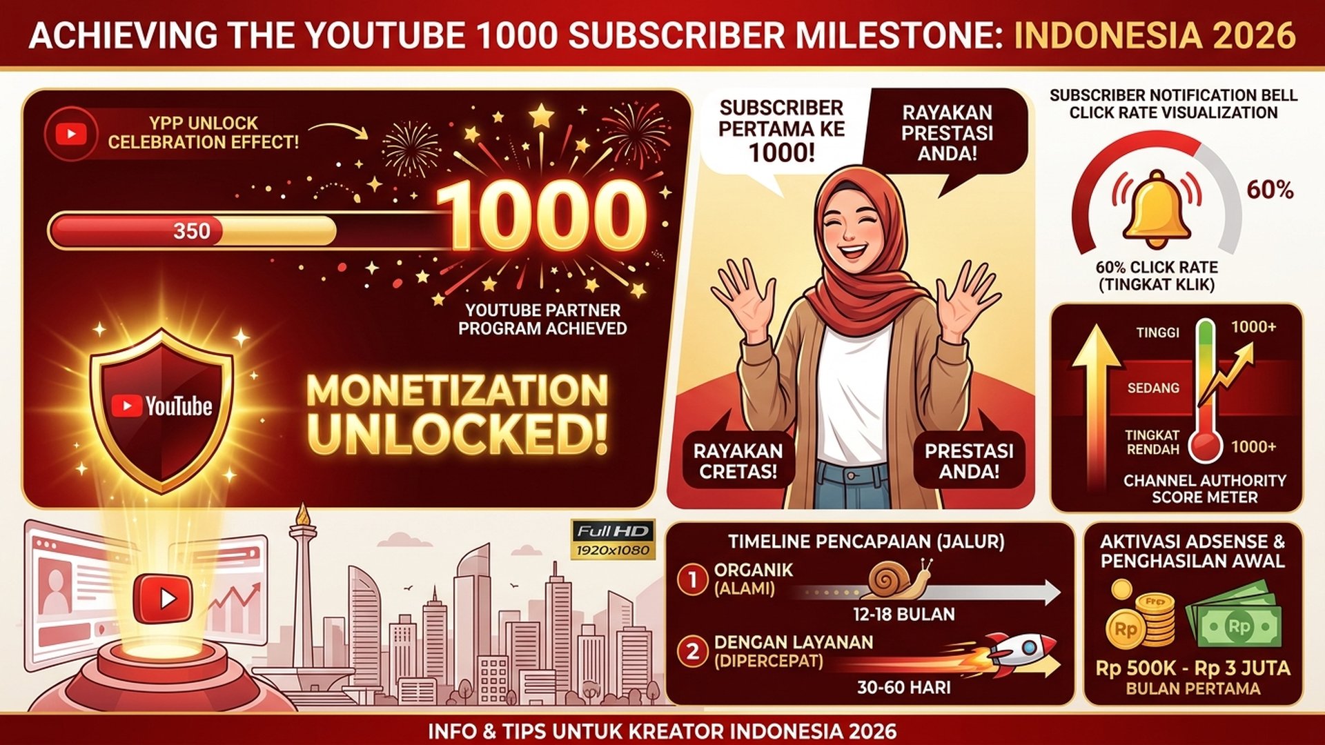 Jasa Followers YouTube Indonesia 2026: Solusi Cepat Capai 1000 Subscriber untuk Monetisasi