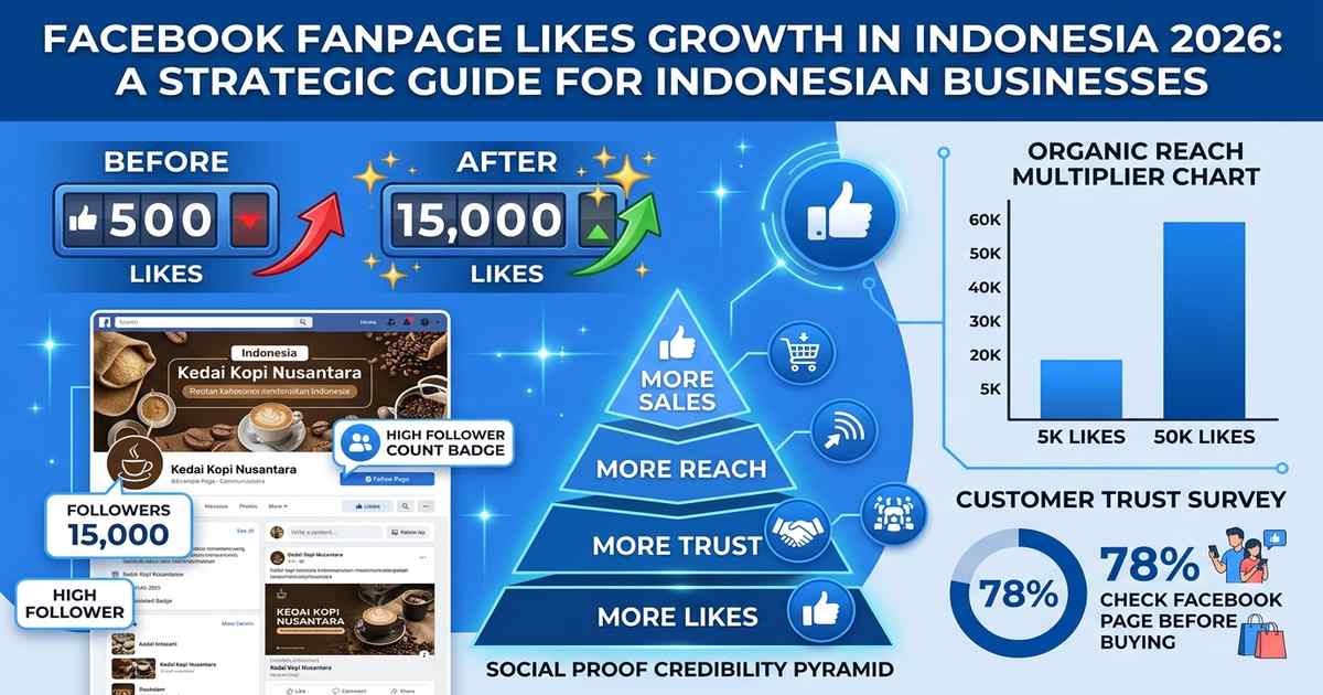 Jasa Like Fanpage Facebook Indonesia 2026: Tambah Followers & Tingkatkan Kepercayaan Bisnis