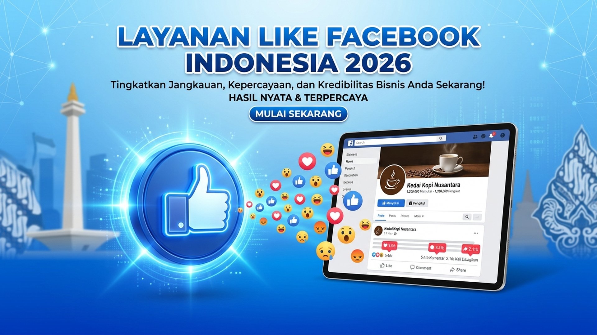 Jasa Likes Facebook Indonesia 2026