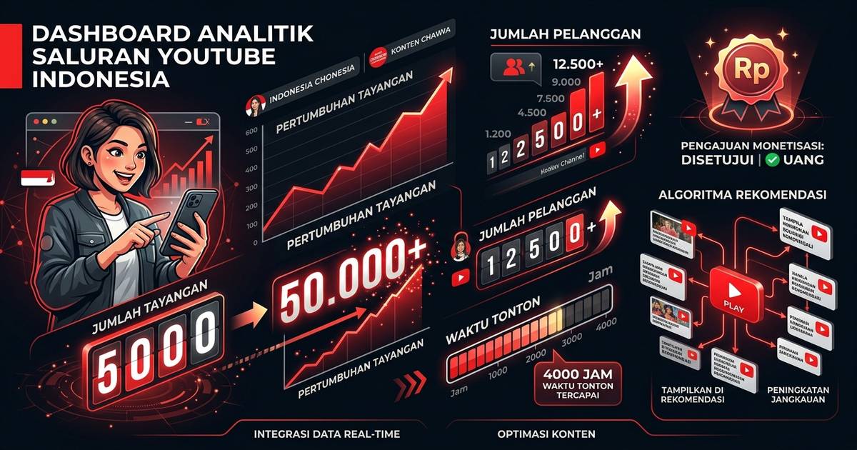 Jasa Views YouTube Indonesia 2026: Cara Cepat Boost 10.000 Views & Monetisasi