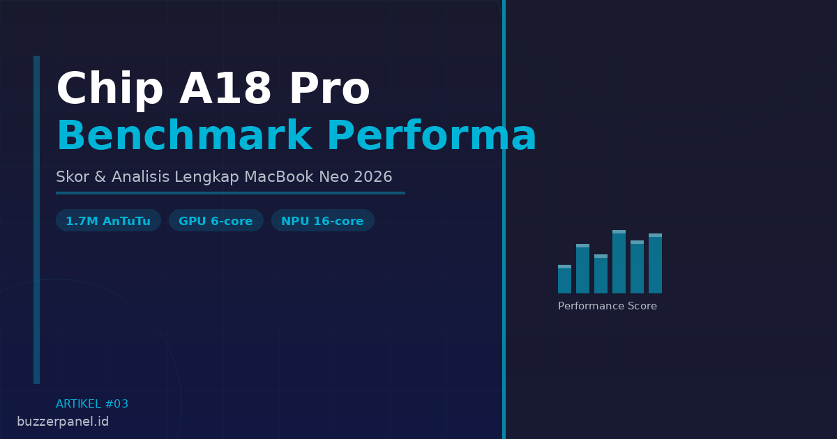 Chip A18 Pro di MacBook Neo: Benchmark dan Analisis Performa 2026