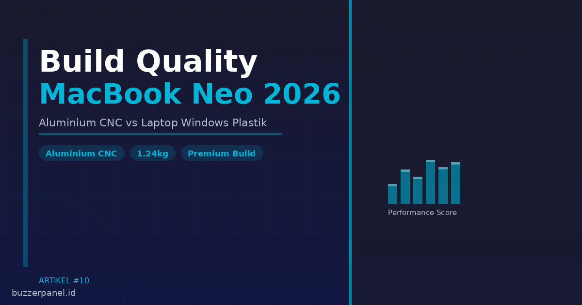 MacBook Neo Build Quality 2026: Aluminium CNC vs Laptop Windows Plastik