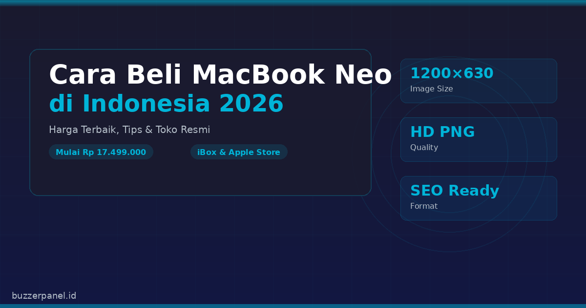 Checklist beli MacBook Neo Indonesia - verifikasi serial number garansi iBox