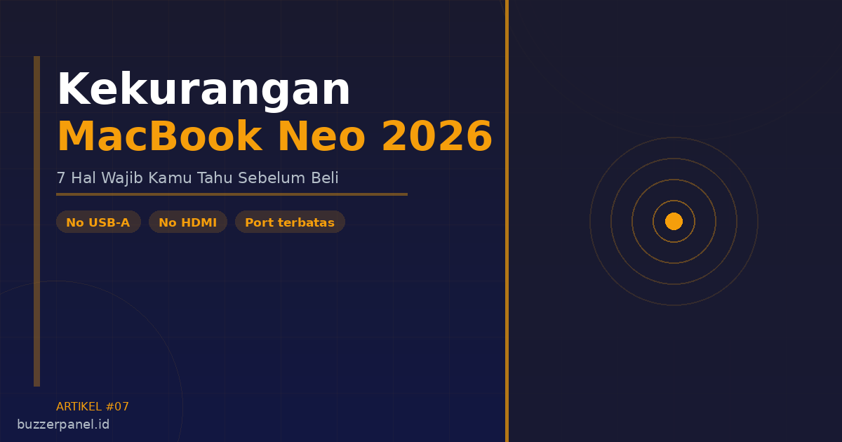 7 Kekurangan MacBook Neo 2026 yang Wajib Kamu Tahu Sebelum Beli