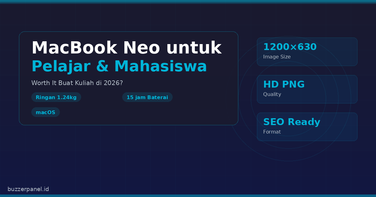 MacBook Neo digunakan mahasiswa untuk kuliah editing tugas presentasi