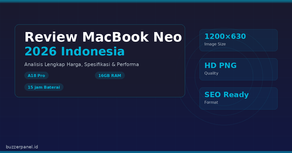 Spesifikasi dan benchmark MacBook Neo 2026 vs laptop Windows