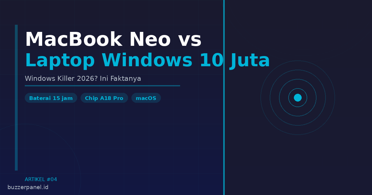 MacBook Neo vs Laptop Windows 10 Juta: Windows Killer 2026?