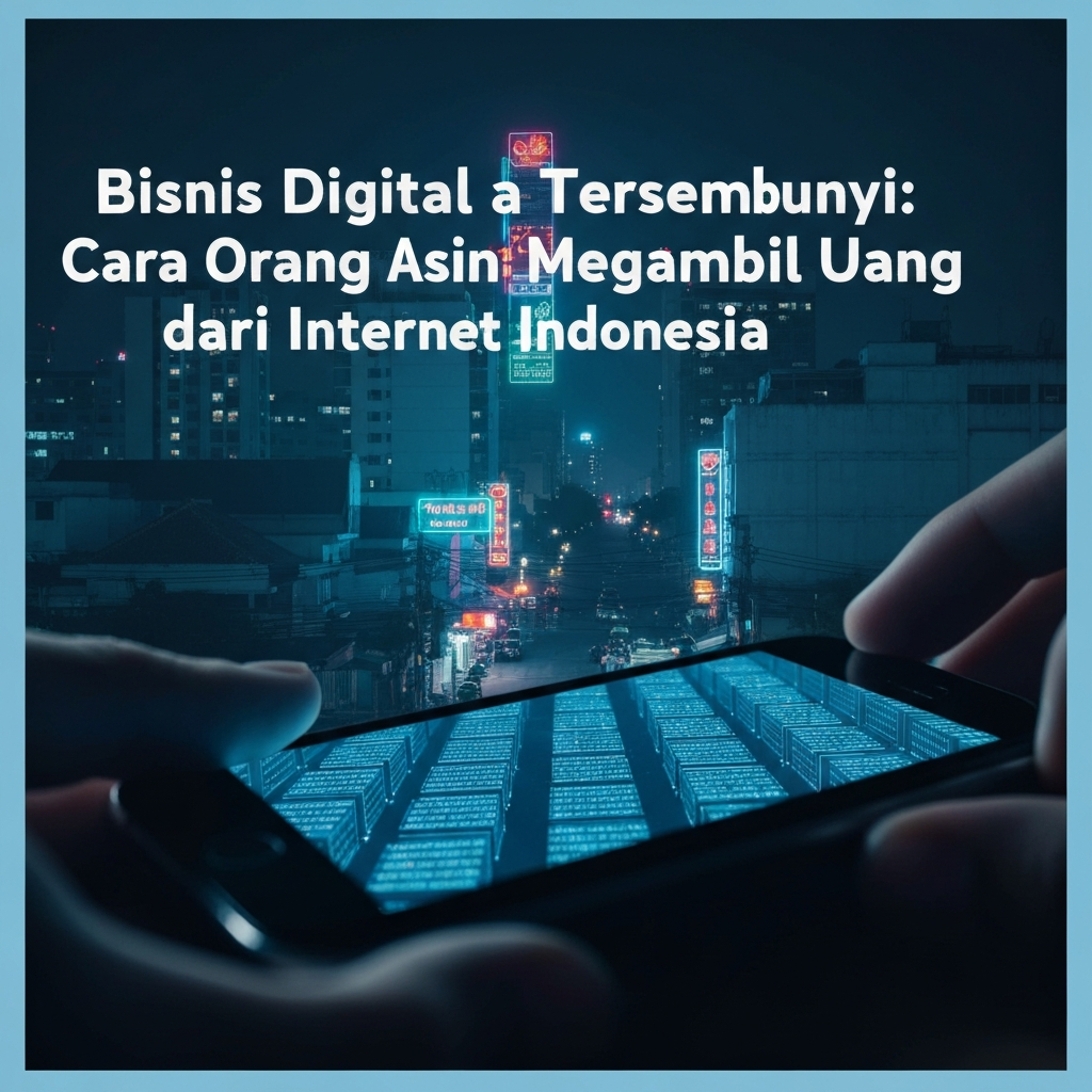 Bisnis Digital Tersembunyi: Cara Orang Asing Mengambil Uang dari Internet Indonesia