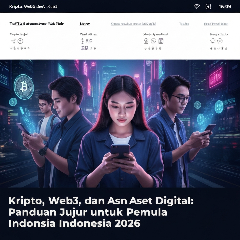 Kripto, Web3, dan Aset Digital: Panduan Jujur untuk Pemula Indonesia 2026
