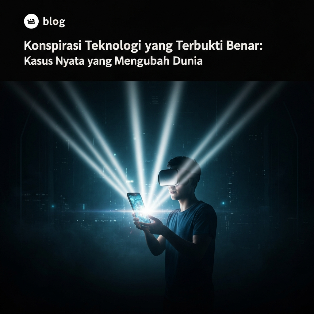 Konspirasi Teknologi yang Terbukti Benar: 10 Kasus Nyata yang Mengubah Dunia