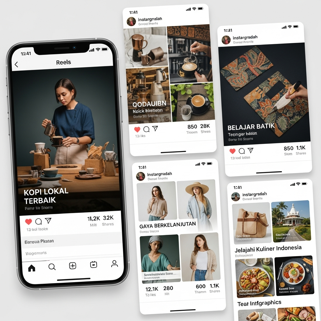 Strategi konten Instagram Reels dan carousel untuk meningkatkan engagement 2026