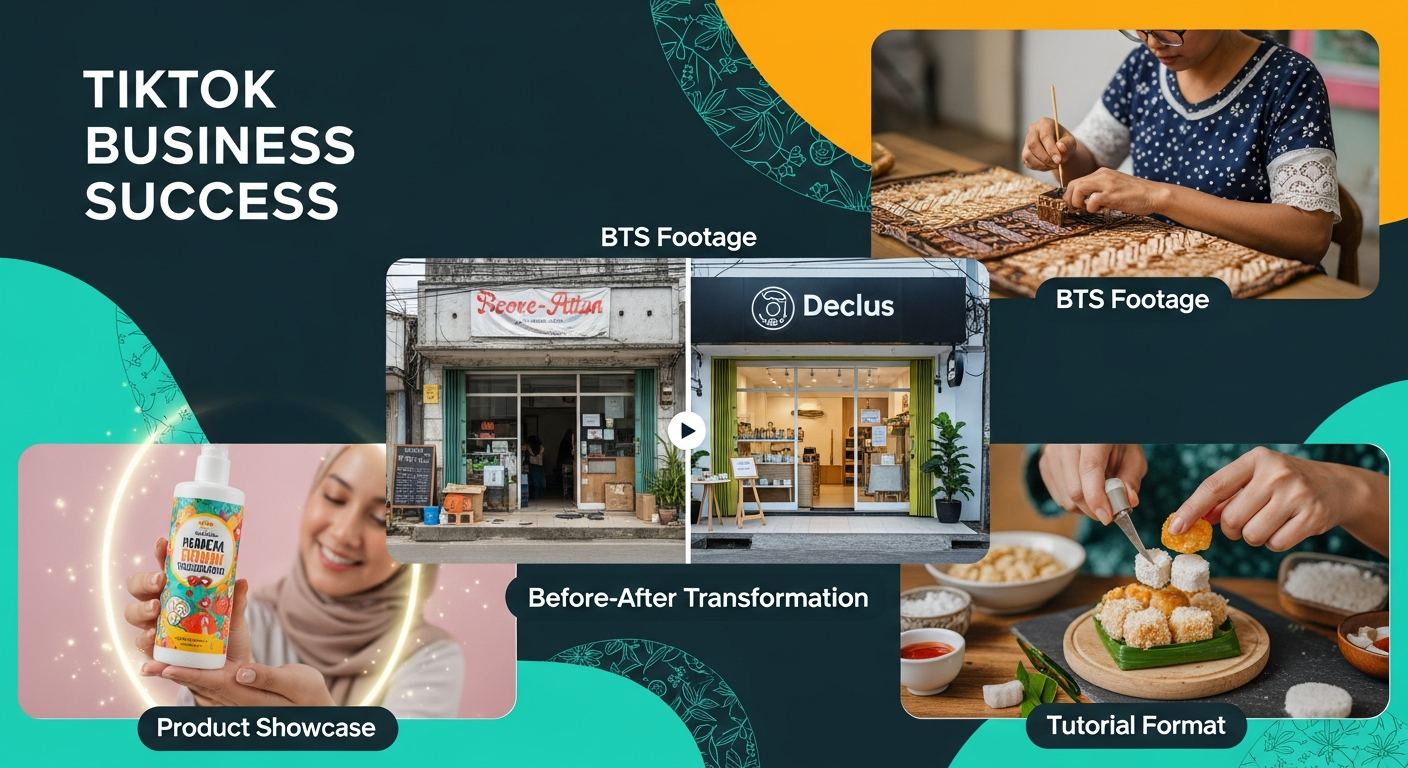 Format konten TikTok yang viral untuk brand