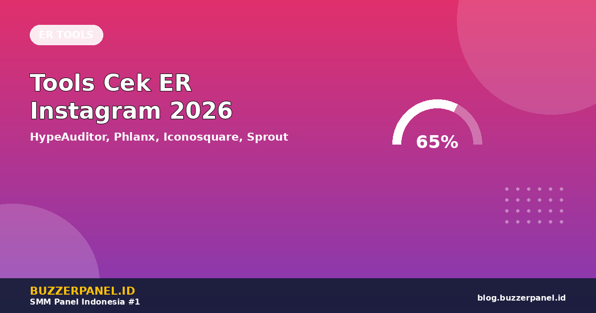 Tools cek engagement rate Instagram dashboard