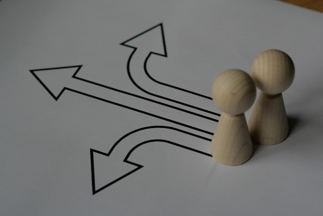 people choosing decision options