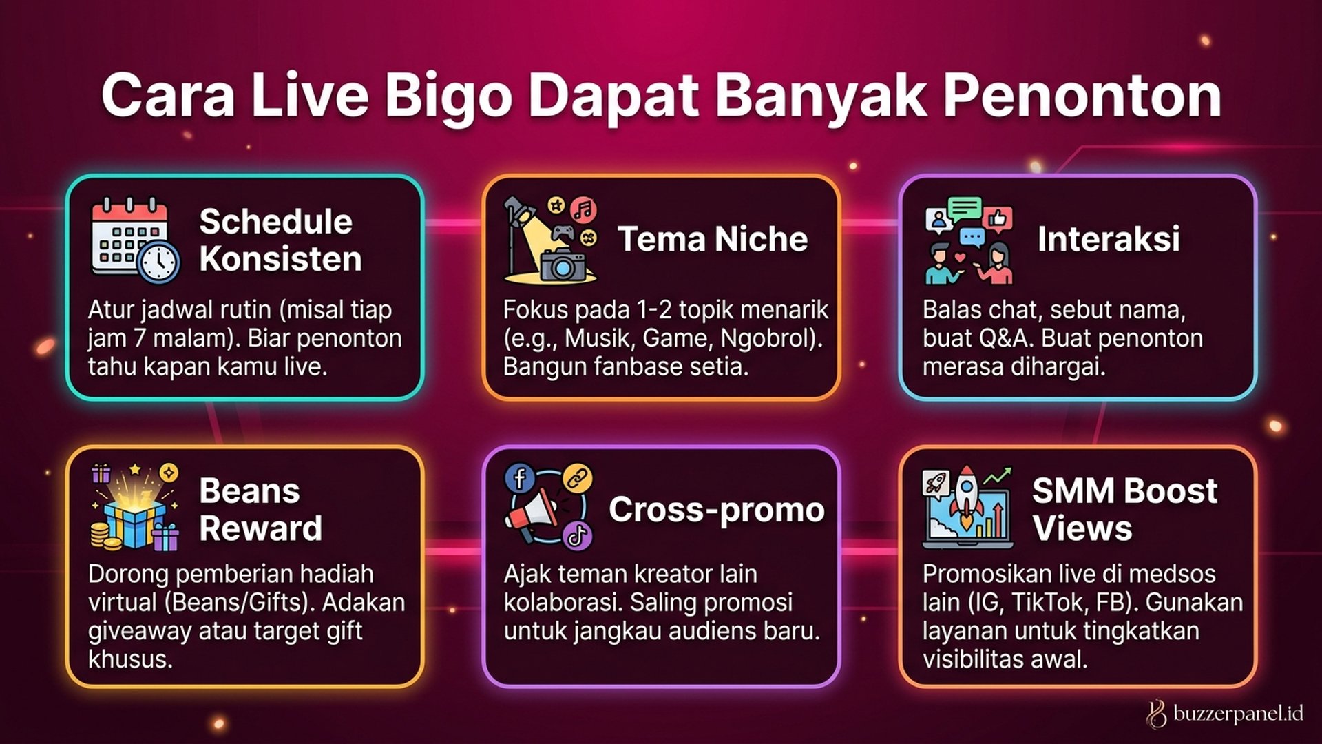 Strategi konten live Bigo Live untuk maksimalkan views dan diamond