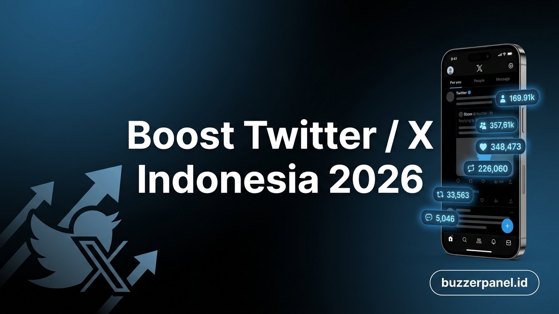 Jasa Boost Twitter / X Indonesia 2026: Followers, Likes, Retweet Aktif Murah