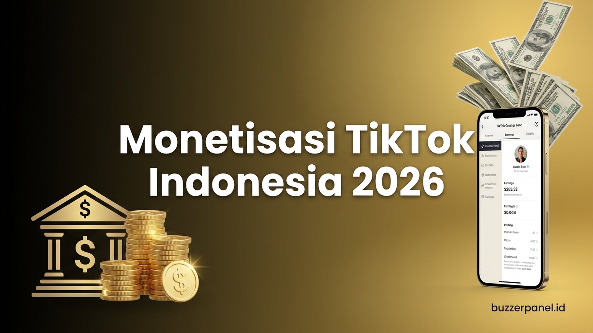 Cara Monetisasi TikTok Indonesia 2026: 7 Sumber Pendapatan Creator