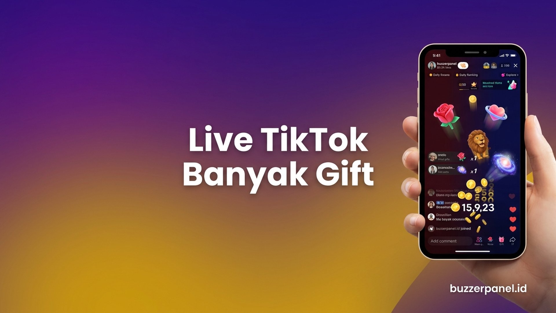 Cara live TikTok dapat banyak gift 2026 7 strategi maksimalkan coin
