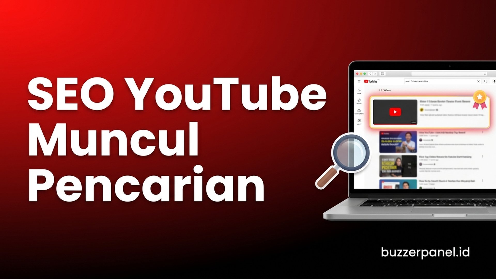 Cara SEO YouTube 2026 agar video muncul pencarian page 1