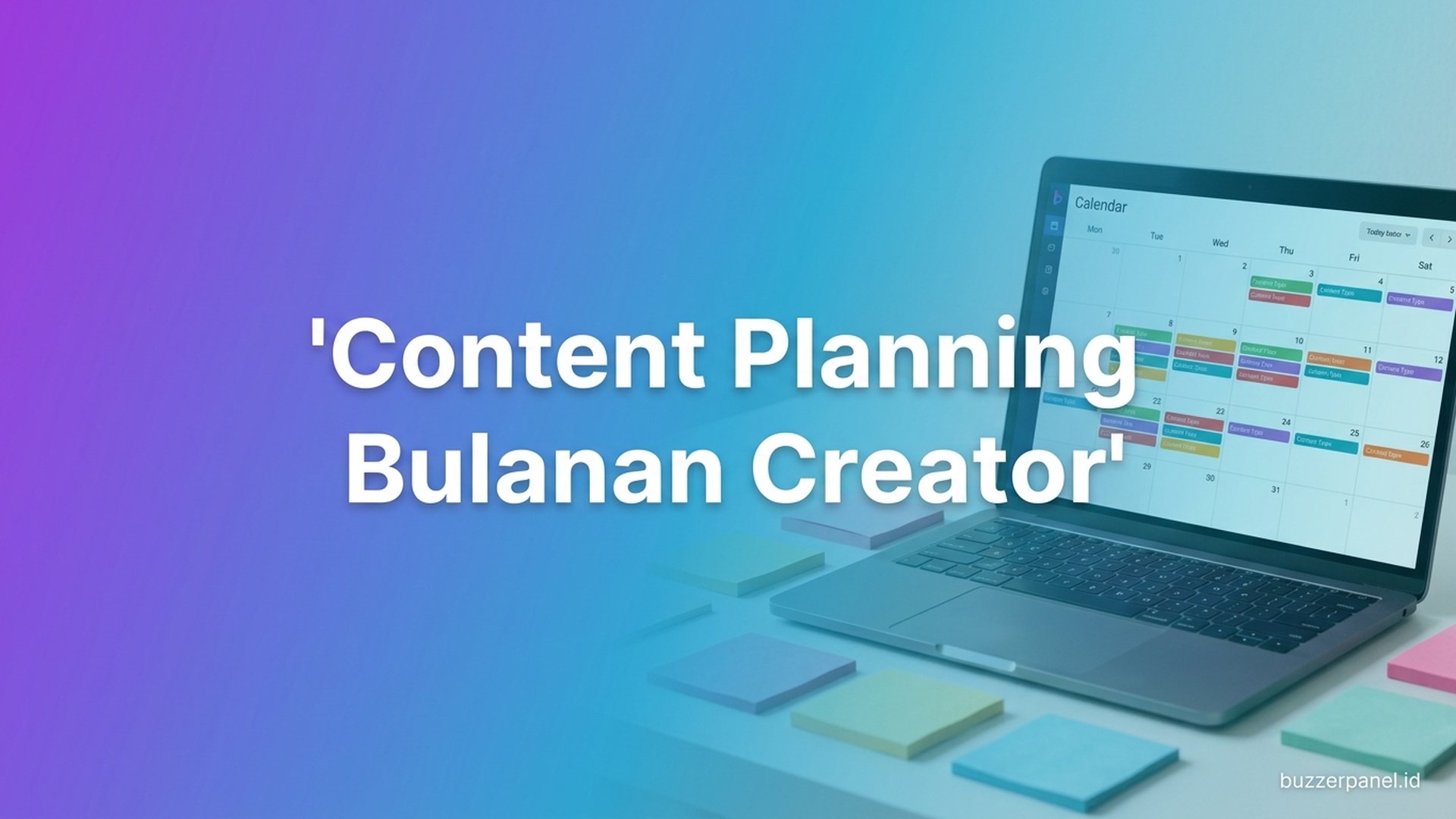Cara Content Planning Bulanan Creator Pemula 2026: Template 30 Hari