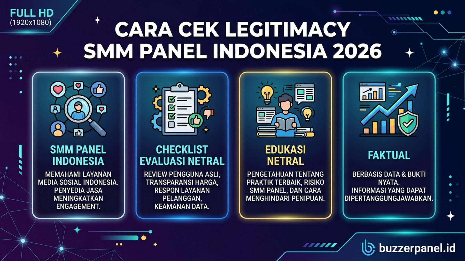 Checklist evaluasi netral untuk SMM panel
