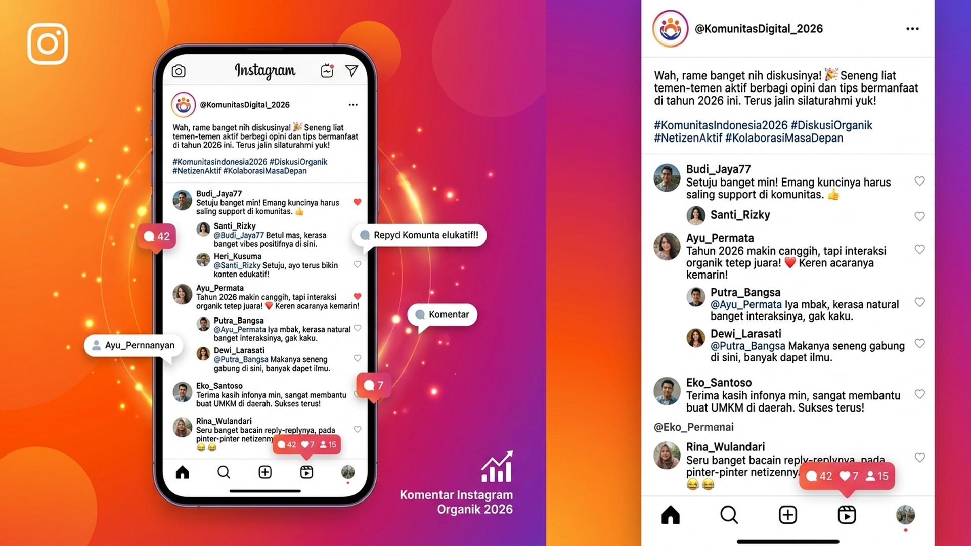 Cara Tingkatkan Komentar Instagram Organik 2026: Panduan Komunitas