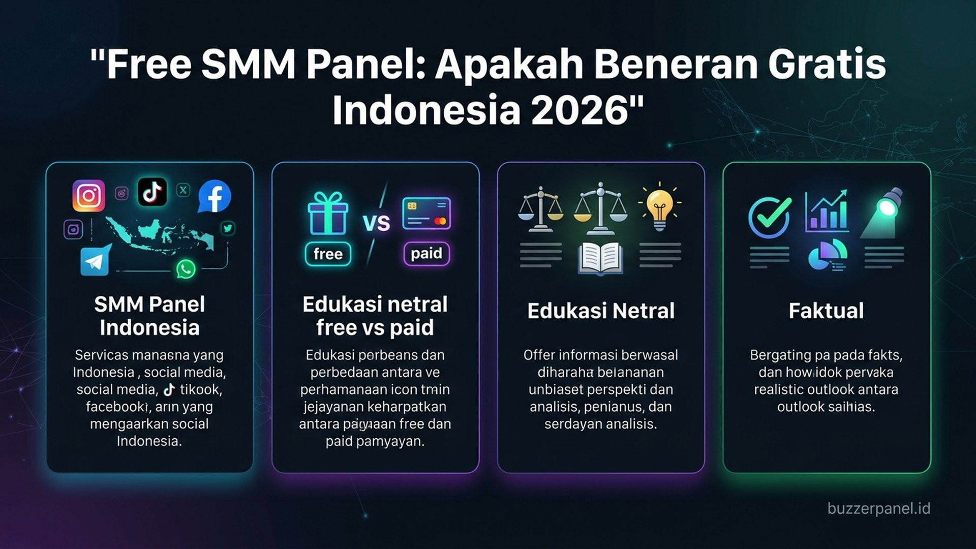 Tabel pattern free SMM panel dan trade-offnya