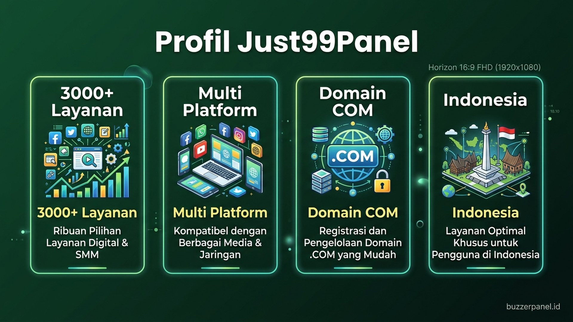 Service Variety | Buzzerpanel.id Ilustrasi service catalog SMM panel
