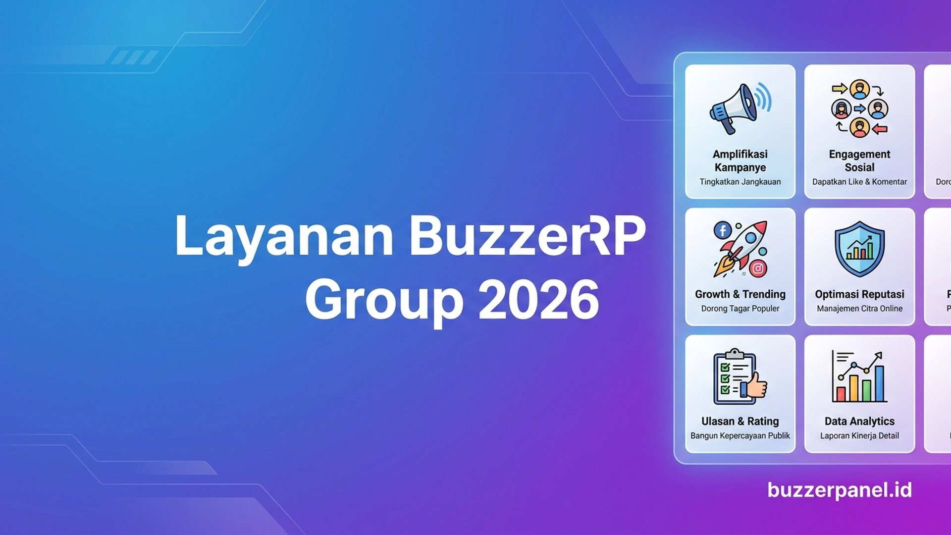 Layanan Tipikal di Multi-Panel BuzzerRP Group 2026: 7 Kategori Service